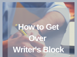 how to get over writer's block