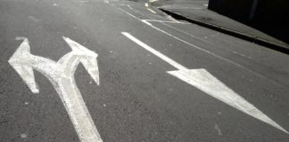 backwards