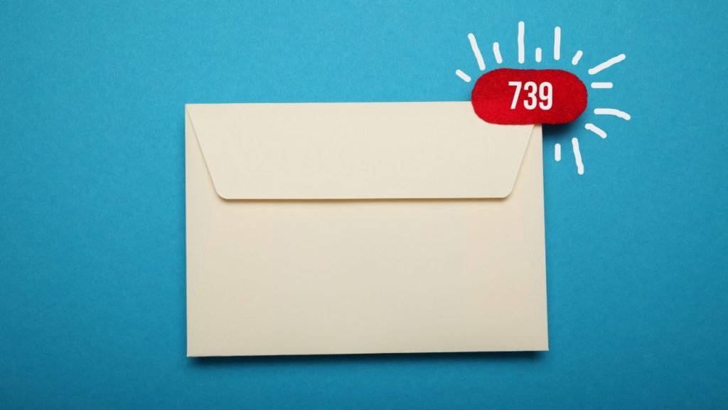 A picture of an envelop 