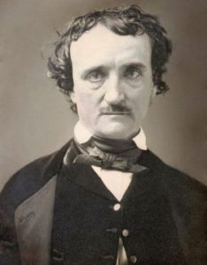 picture of Edgar Allan Poe, one of the greatest American authors