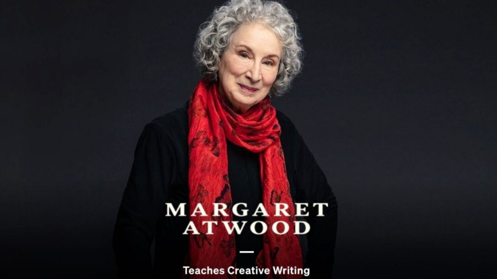 A picture of Margaret Atwood's writing course on Mastercourse