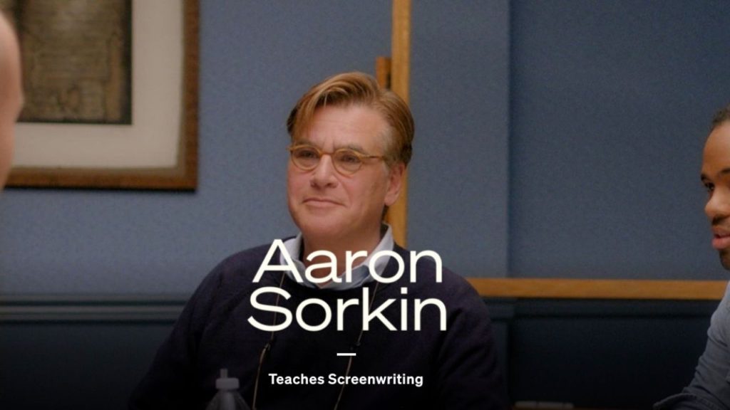 Aaron Sorkin teaches the best screenwriting course