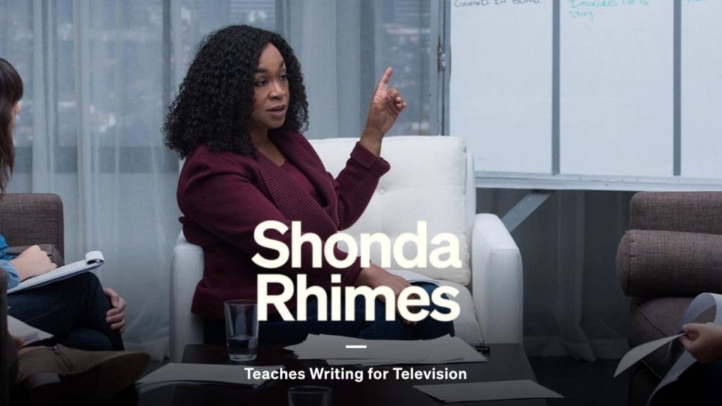 A picture of Shonda Rhimes Teaches Writing For Television's writing course on Mastercourse