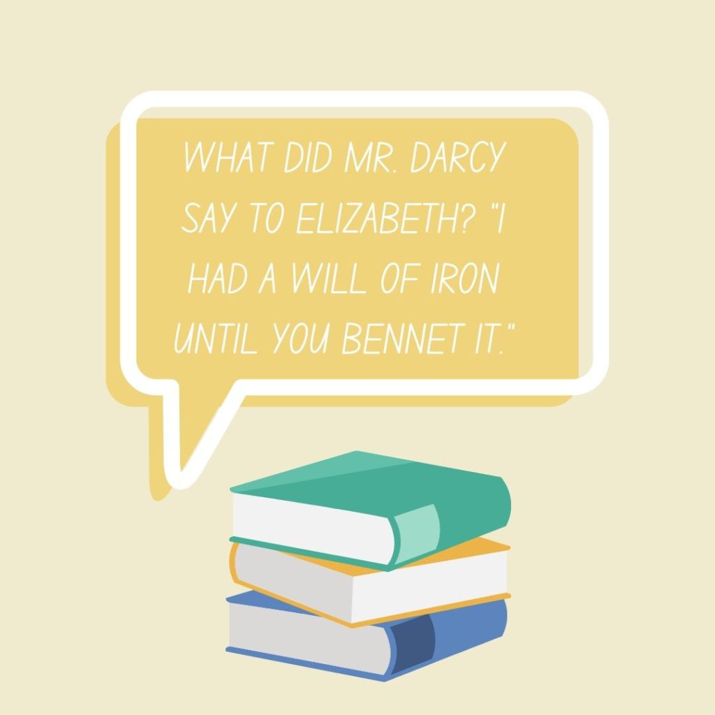 A book pun about Pride and Prejudice