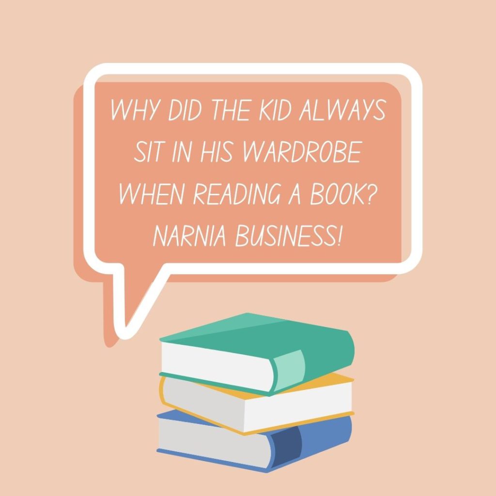 A book pun about Narnia