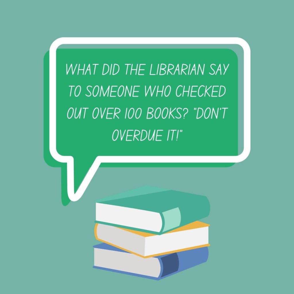 A book pun about overdue books