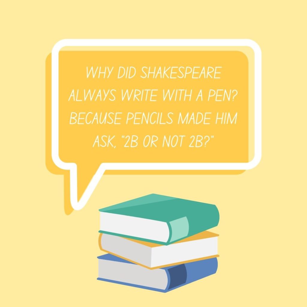 A book pun about Shakespeare