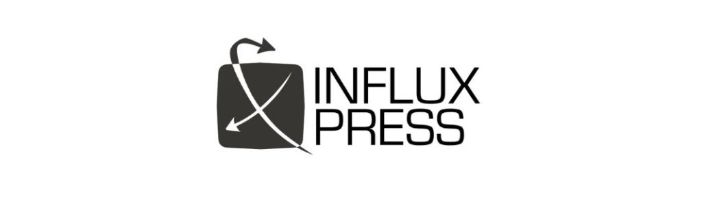 Logo of Influx Press, a publishing house based in London