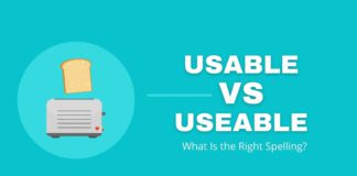 Usable or useable spelling featured image from Capitalize My Title.