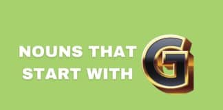 nouns that start with G featured image from Capitalize My Title