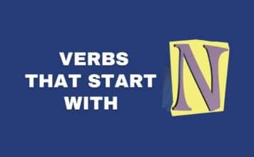 verbs that start with N featured image from Capitalize My Title