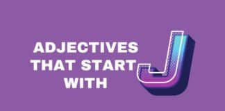 adjectives that start with J featured image from Capitalize My Title