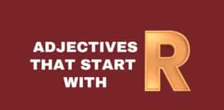 Adjectives that start with the letter R featured image from Capitalize My Title.