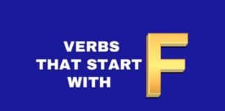 Verbs that start wtih F featured image from Capitalize My Title.