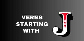 Verbs starting with J featured image from Capitalize My Title.