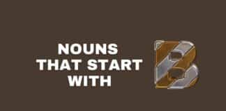 Nouns that start with B featured image from Capitalize My Title.