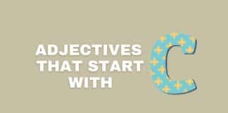 Adjectives that start with C featured image from Capitalize My Title.