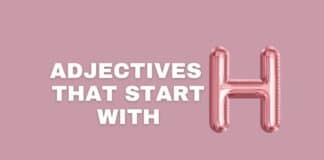 Adjectives that start with H featured image from Capitalize My Title.