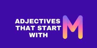 Adjectives that start with m featured image from Capitalize My Title