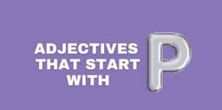 Adjectives that start with P featured image from Capitalize My Title.