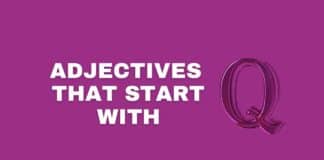 Adjectives that begin with Q featured image from Capitalize My Title.
