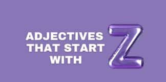 Adjectives that start with Z featured image from Capitalize My Title.
