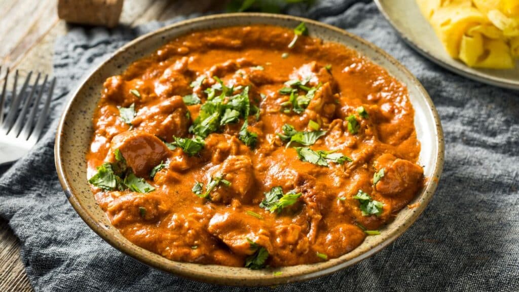 photo of a Tikka Masala, a dish that start with T