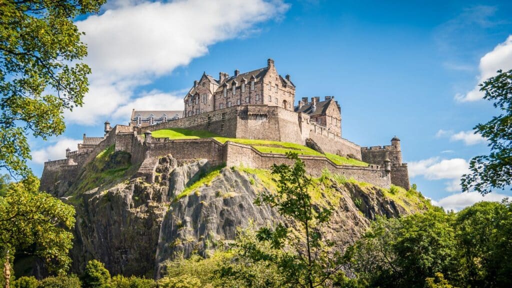 Photo showing the Edinburgh Castle