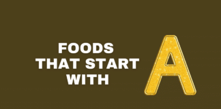 Foods that start with A featured image from Capitalize My Title.
