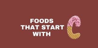 Foods that start with C featured image from Capitalize My Title.