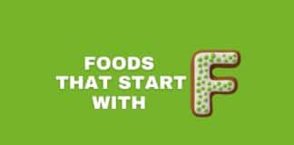 Foods that start with F featured image from Capitalize My Title.