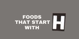 Foods that start with H featured image from Capitalize My Title.