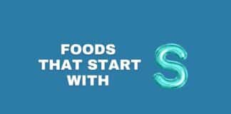 Foods that start with S featured image from Capitalize My Title.