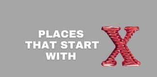 Places that start with an X featured image from Capitalize My Title.