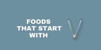 Foods that start with V featured image from Capitalize My Title.