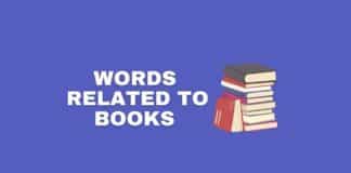 Words related to book featured image from Capitalize My Title.