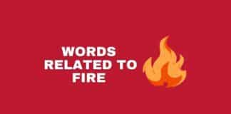 Words related to fire featured image from Capitalize My Title