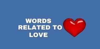 Words related to lave featured image from Capitalize My Title.