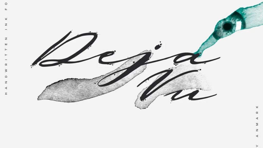 Photo showing Dejavu font for tattoos
