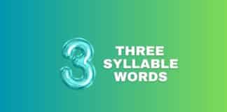 Three syllable words featured image from Capitalize My Title.