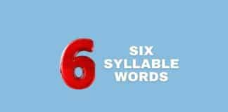 Featured image with six syllable words text overlay