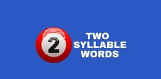 Two syllable words featured image from Capitalize My Title.