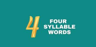 Four syllable words featured image from Capitalize My Title.
