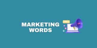 Marketing words featured image from Capitalize My Title.