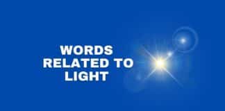Words related to light featured image from Capitalize My Title