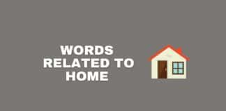 Words related to home featured image from Capitalize My Title.
