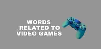 Words related to video games featured image from Capitalize My Title.