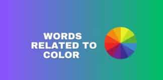 A featured image showing a color wheel next to words related to color text.