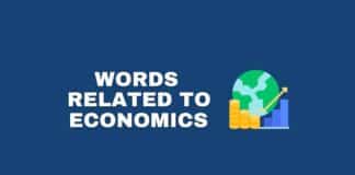 Words related to economics featured image from Capitalize My Title.