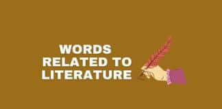 Words related to literature featured image from Capitalize My Title.